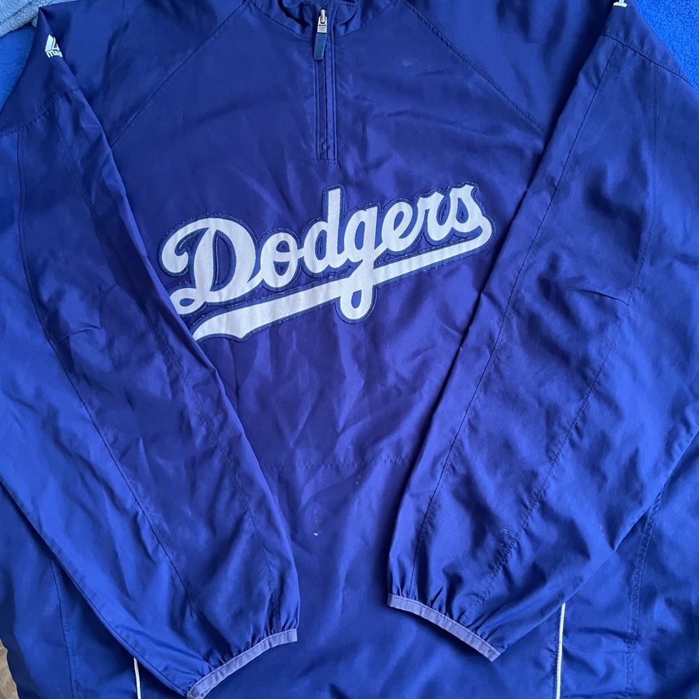 Dodgers Blue Pullover Jacket
